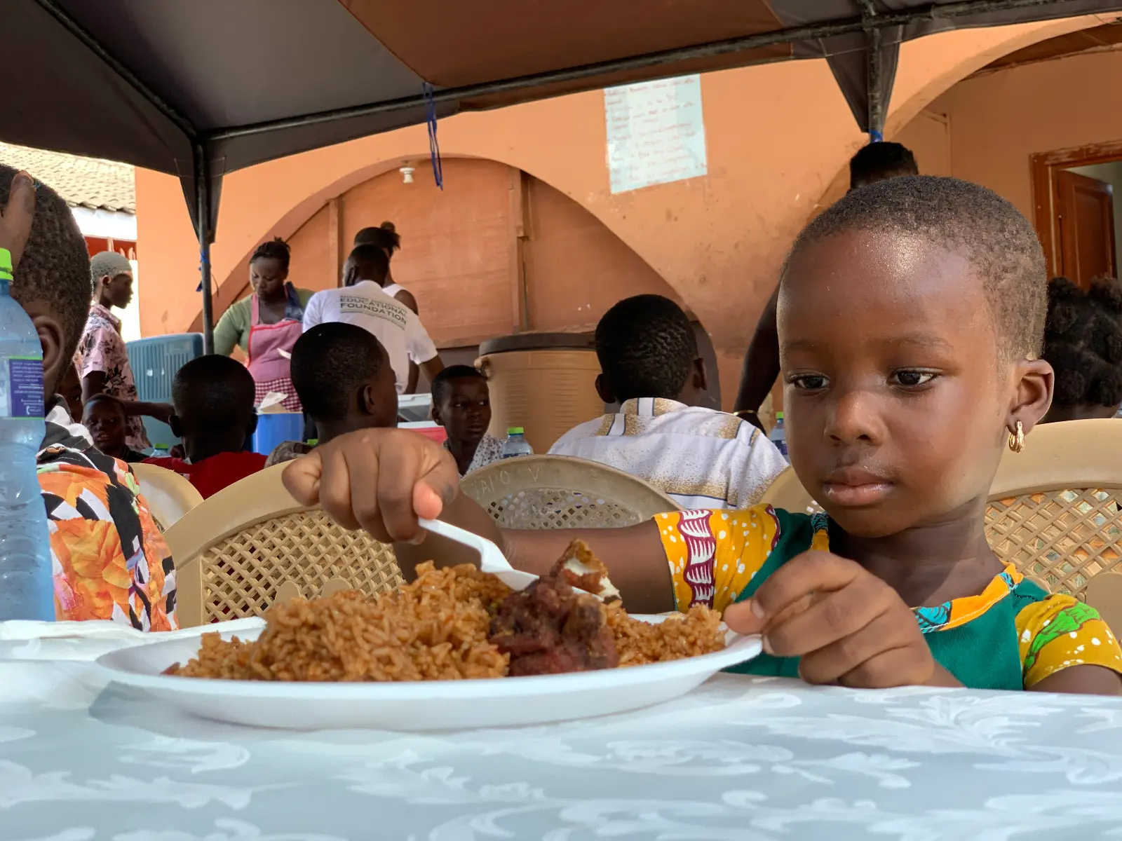 Community engagement activity organized by SAME Foundation in Kumasi, Ghana