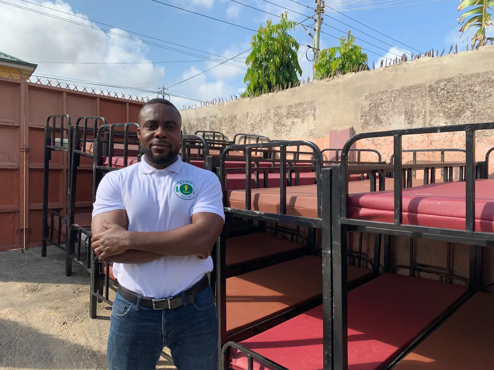 SAME Foundation volunteers supporting orphaned children in Accra, Ghana